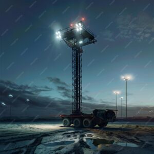 ابراج الانارة المتنقلة